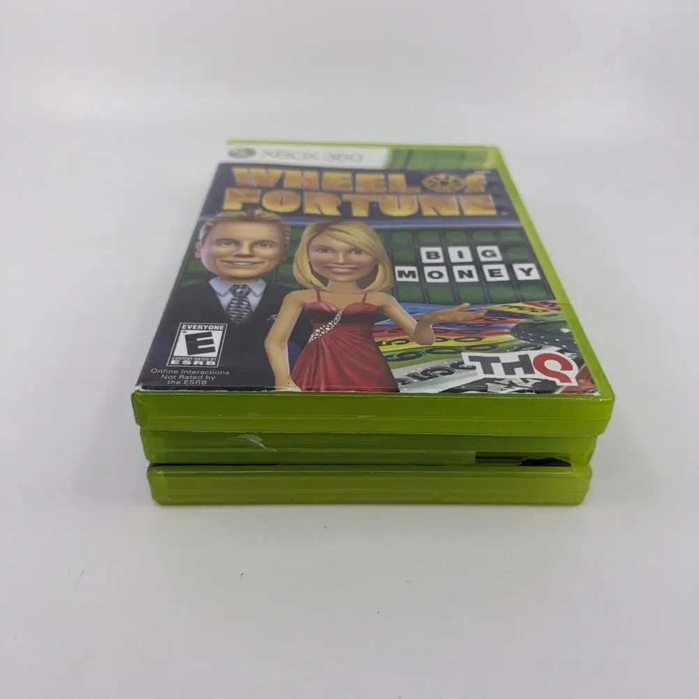 Xbox 360 Trivia Game Show Lot You Don't Know Jack 5th Grader Wheel of Fortune